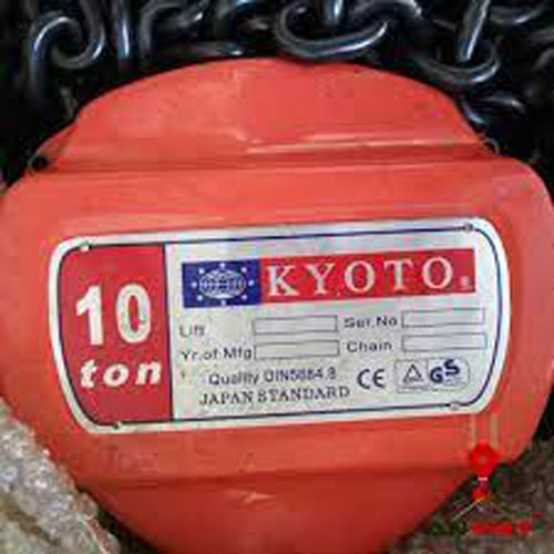 pa lăng xích kéo tay 10 tấn kyoto