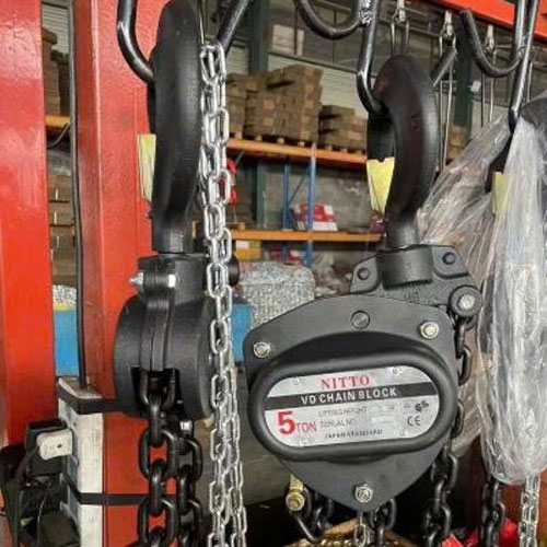 Palang xích kéo tay Nitto 5 tấn 3 mét